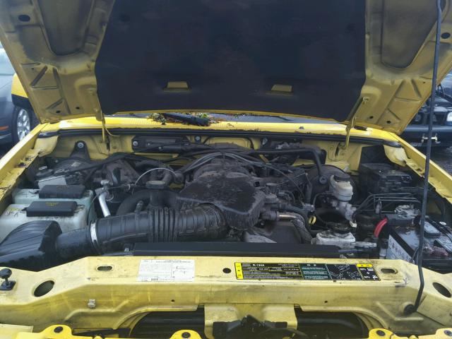 1FTZR45E16PA09010 - 2006 FORD RANGER SUP YELLOW photo 7