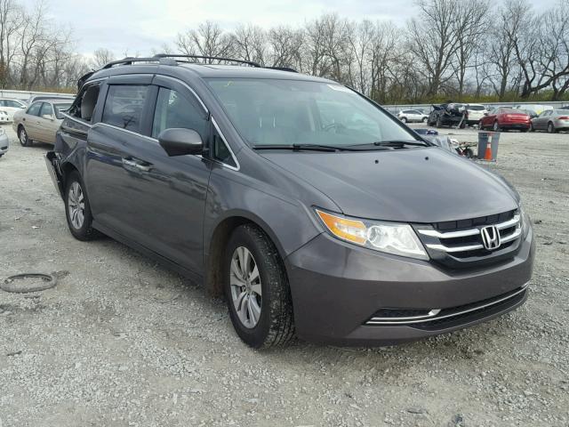 5FNRL5H66FB085716 - 2015 HONDA ODYSSEY EX GRAY photo 1