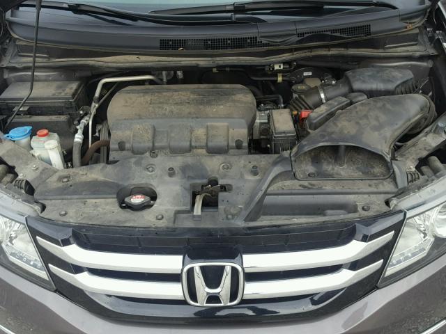 5FNRL5H66FB085716 - 2015 HONDA ODYSSEY EX GRAY photo 7