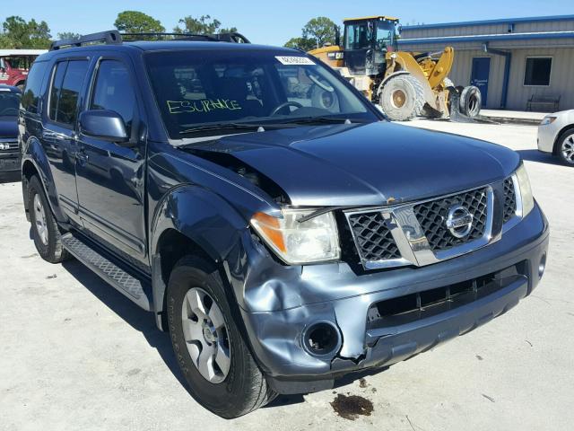 5N1AR18U55C790677 - 2005 NISSAN PATHFINDER GRAY photo 1