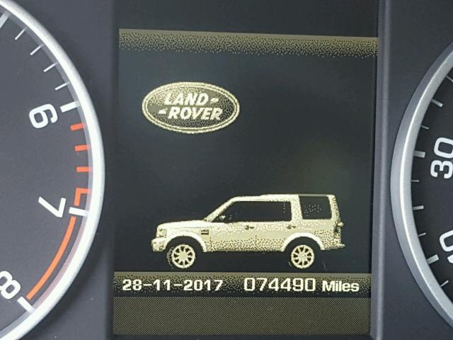 SALAM2D43AA526709 - 2010 LAND ROVER LR4 HSE PL BLUE photo 8