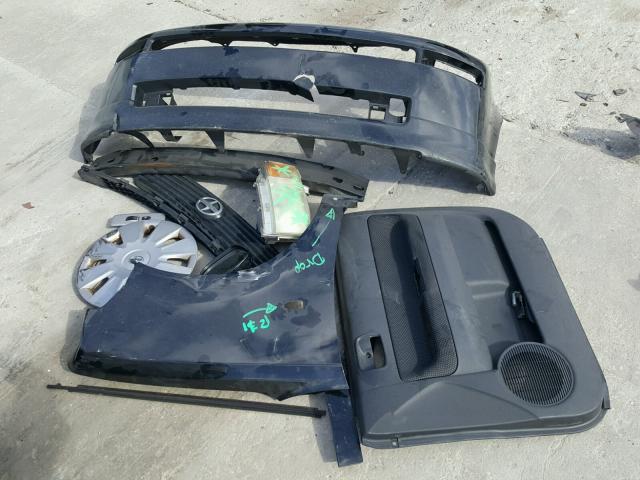 JTLKT324364053783 - 2006 TOYOTA SCION XB BLACK photo 9