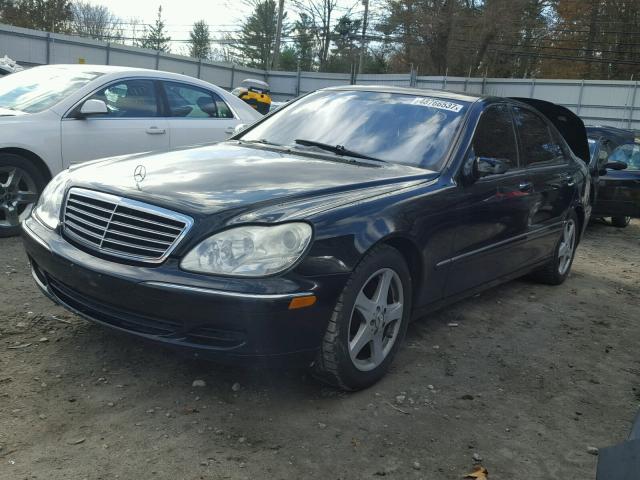 WDBNG75J14A390035 - 2004 MERCEDES-BENZ S 500 BLACK photo 2