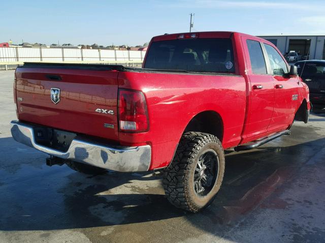 1C6RR7GP4DS533060 - 2013 RAM 1500 SLT RED photo 4