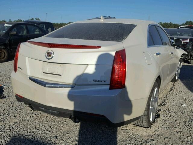 1G6AG5RX2E0163305 - 2014 CADILLAC ATS WHITE photo 4