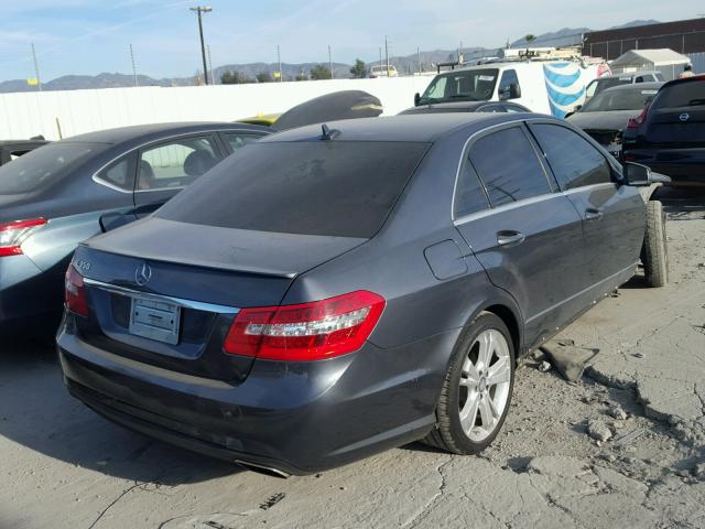 WDDHF5KB6DA747394 - 2013 MERCEDES-BENZ E 350 BLACK photo 4