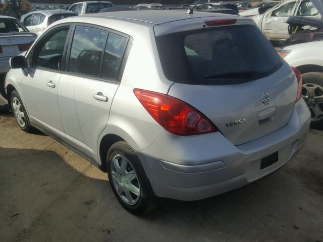 3N1BC1CP6CL359216 - 2012 NISSAN VERSA S SILVER photo 3