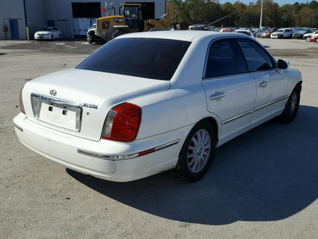 KMHFU45E05A385874 - 2005 HYUNDAI XG 350 WHITE photo 4