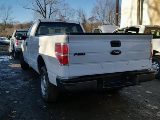 1FTMF1CM5DKD73503 - 2013 FORD F150 WHITE photo 3