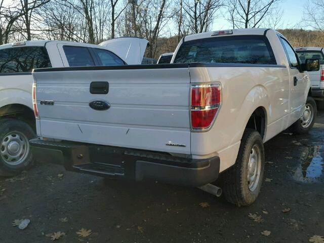 1FTMF1CM5DKD73503 - 2013 FORD F150 WHITE photo 4