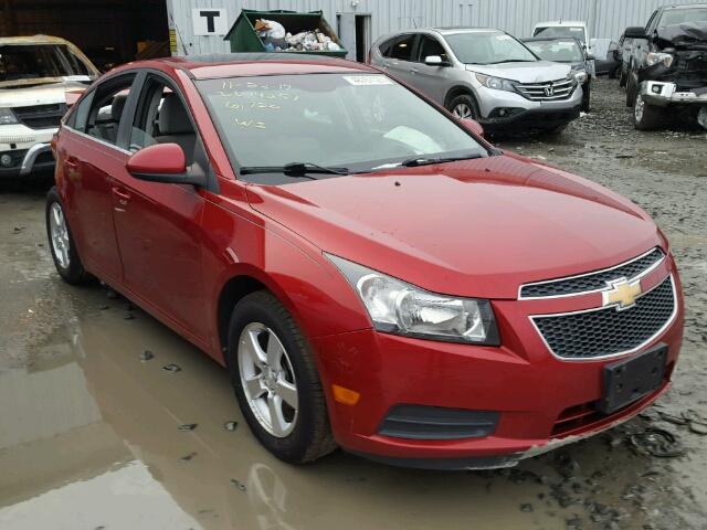 1G1PF5SC6C7161720 - 2012 CHEVROLET CRUZE LT RED photo 1