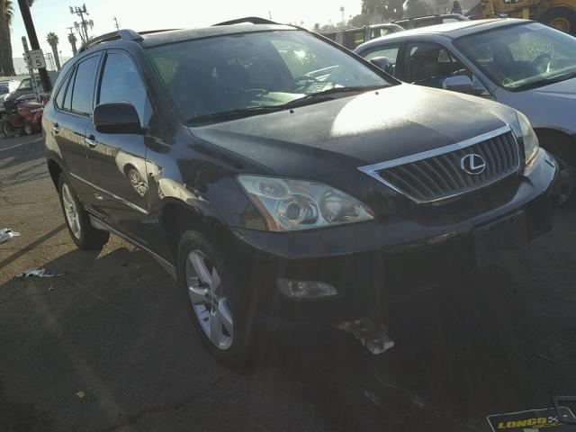 2T2GK31U28C033395 - 2008 LEXUS RX 350 BLACK photo 1