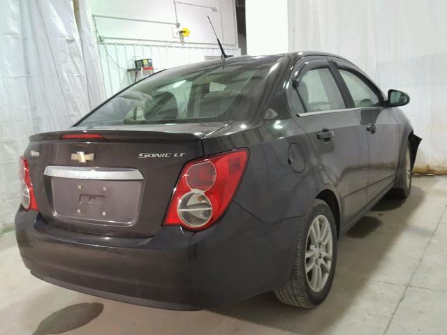 1G1JC5SG8D4251665 - 2013 CHEVROLET SONIC LT BLACK photo 4