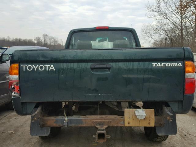 5TEPM62N52Z028894 - 2002 TOYOTA TACOMA GREEN photo 6