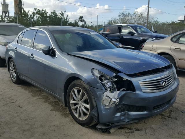 JNKCV61E89M301437 - 2009 INFINITI G37 BASE GRAY photo 1