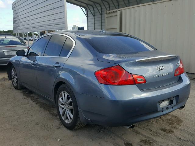 JNKCV61E89M301437 - 2009 INFINITI G37 BASE GRAY photo 3