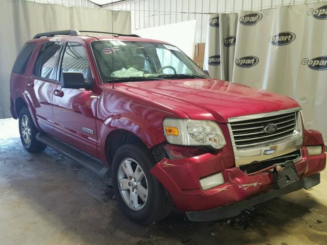 1FMEU63E87UA99217 - 2007 FORD EXPLORER X BURGUNDY photo 1