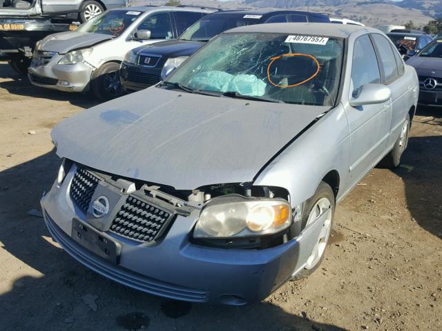 3N1CB51D34L837617 - 2004 NISSAN SENTRA 1.8 SILVER photo 2