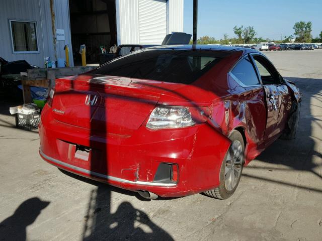 1HGCT1B79DA013769 - 2013 HONDA ACCORD EX RED photo 4