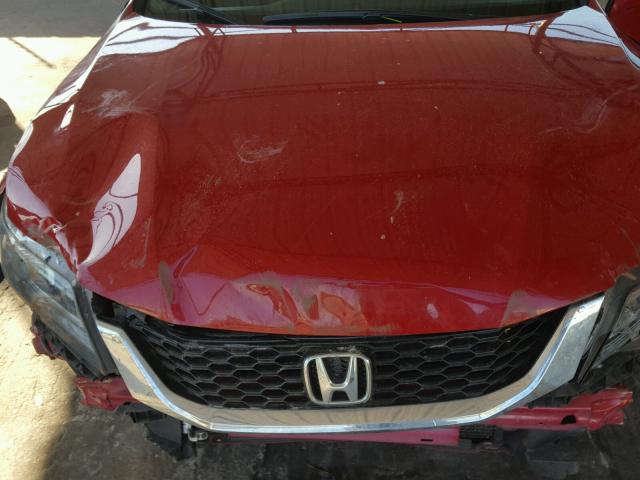 1HGCT1B79DA013769 - 2013 HONDA ACCORD EX RED photo 7