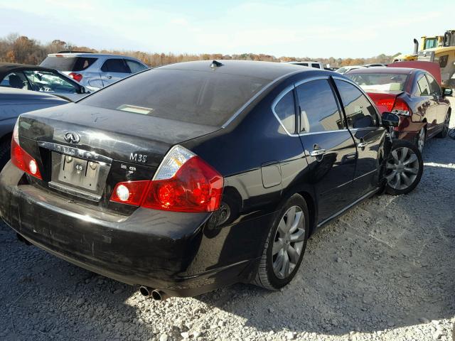 JNKAY01E17M311753 - 2007 INFINITI M35 BASE BLACK photo 4