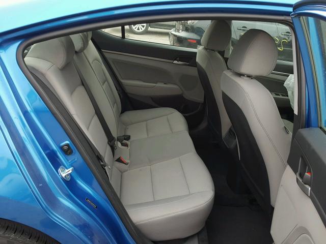 5NPD84LF9HH007299 - 2017 HYUNDAI ELANTRA SE BLUE photo 6