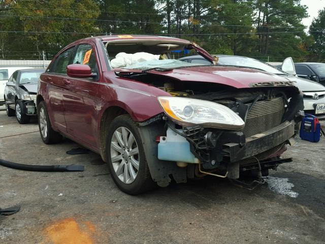 1C3BC1FB7BN511391 - 2011 CHRYSLER 200 TOURIN MAROON photo 1