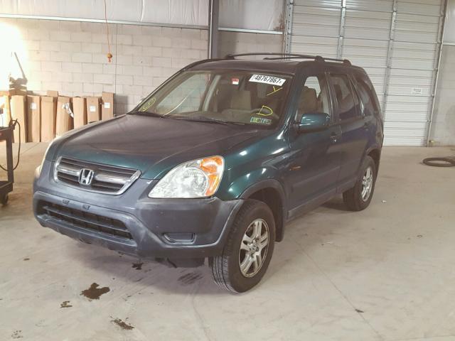 JHLRD78812C068617 - 2002 HONDA CR-V EX მწვანე ფოტო 2