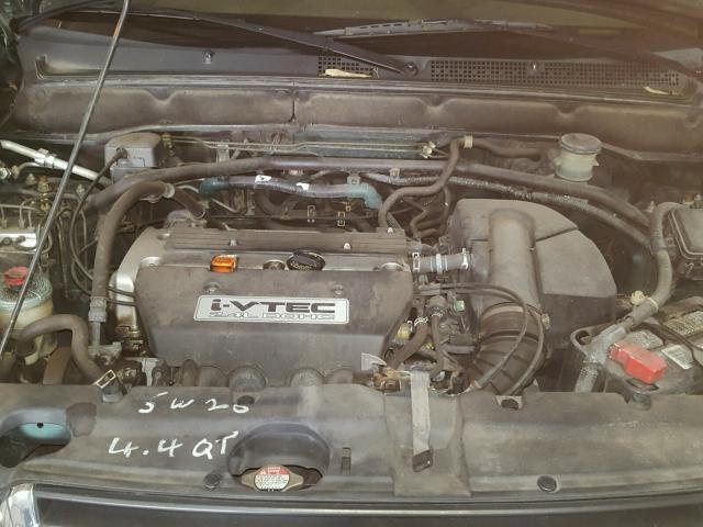 JHLRD78812C068617 - 2002 HONDA CR-V EX მწვანე ფოტო 7