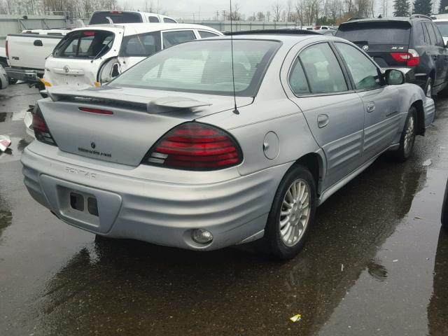 1G2NF52T6YM878520 - 2000 PONTIAC GRAND AM S SILVER photo 4