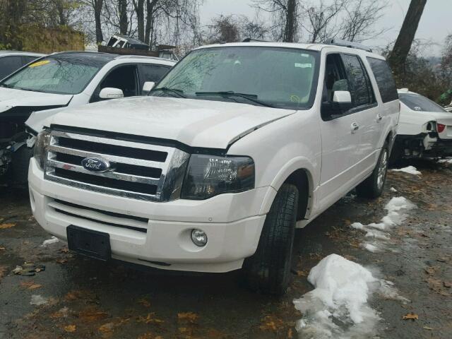 1FMJK1K58EEF11877 - 2014 FORD EXPEDITION WHITE photo 2