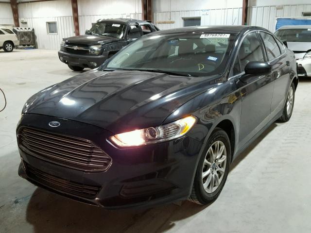 3FA6P0G7XFR293073 - 2015 FORD FUSION S BLACK photo 2