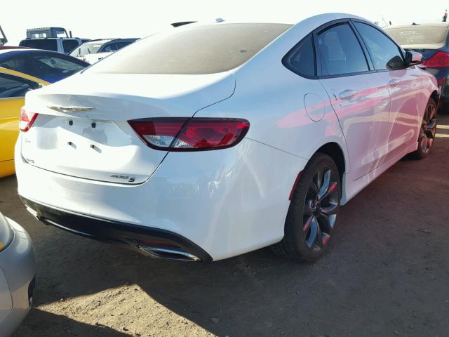 1C3CCCDG5FN656823 - 2015 CHRYSLER 200 S WHITE photo 4