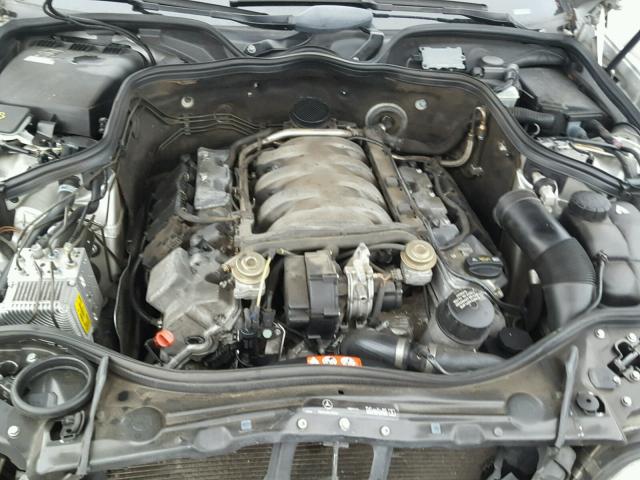 WDBUH83J85X168706 - 2005 MERCEDES-BENZ E 500 4MAT SILVER photo 7