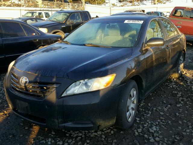 4T1BE46K27U179635 - 2007 TOYOTA CAMRY BLACK photo 2