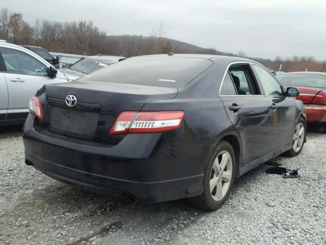 4T1BF3EK6BU156019 - 2011 TOYOTA CAMRY BASE BLACK photo 4