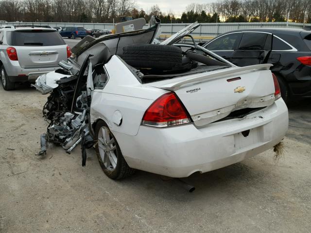 2G1WC5E31D1137047 - 2013 CHEVROLET IMPALA LTZ WHITE photo 3