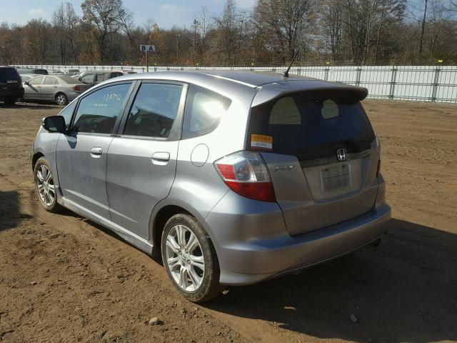 JHMGE88439S001889 - 2009 HONDA FIT SPORT SILVER photo 3