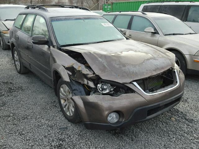 4S4BP86CX84328997 - 2008 SUBARU OUTBACK 3. BROWN photo 1