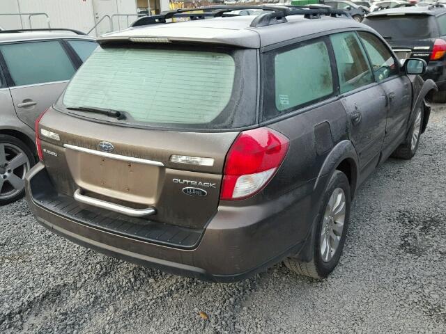 4S4BP86CX84328997 - 2008 SUBARU OUTBACK 3. BROWN photo 4