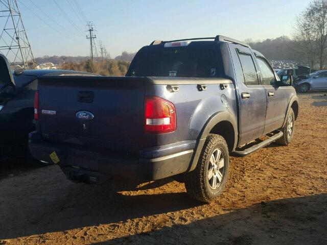 1FMEU31K07UA10375 - 2007 FORD EXPLORER S BLUE photo 4