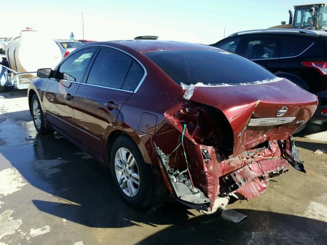 1N4AL2AP2BN424410 - 2011 NISSAN ALTIMA BAS MAROON photo 3