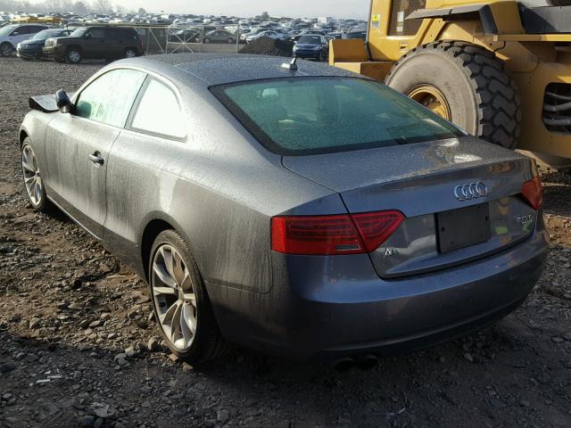 WAULFAFRXDA007462 - 2013 AUDI A5 PREMIUM GRAY photo 3