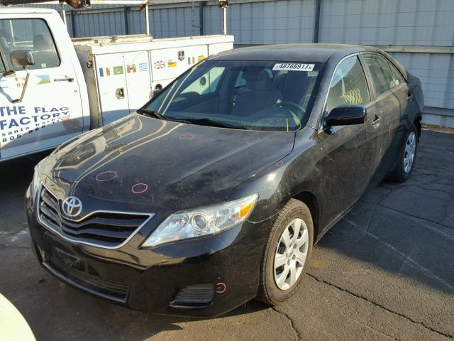 4T4BF3EKXBR212162 - 2011 TOYOTA CAMRY BASE BLACK photo 2