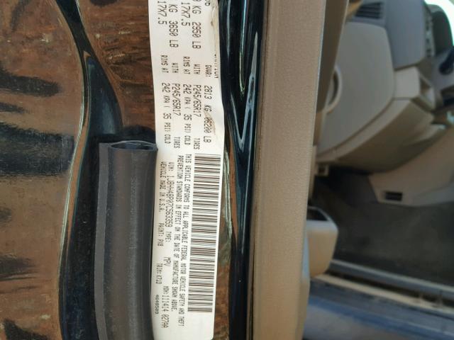 1J8HH48P07C563359 - 2007 JEEP COMMANDER შავი ფოტო 10