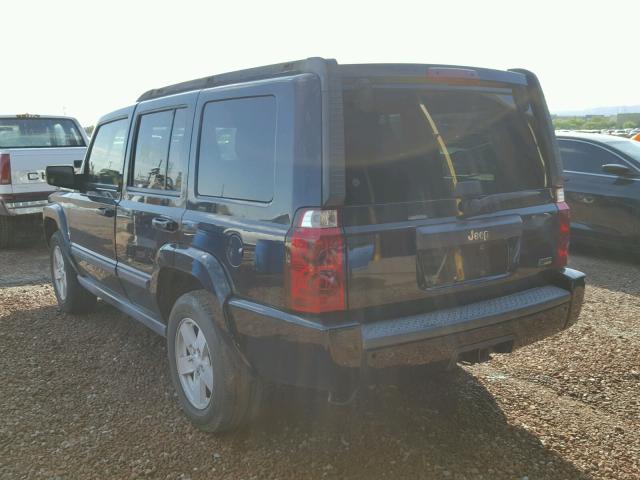 1J8HH48P07C563359 - 2007 JEEP COMMANDER შავი ფოტო 3