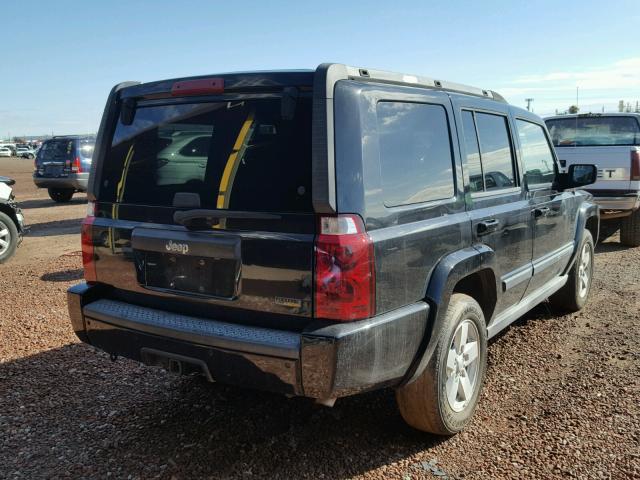 1J8HH48P07C563359 - 2007 JEEP COMMANDER შავი ფოტო 4