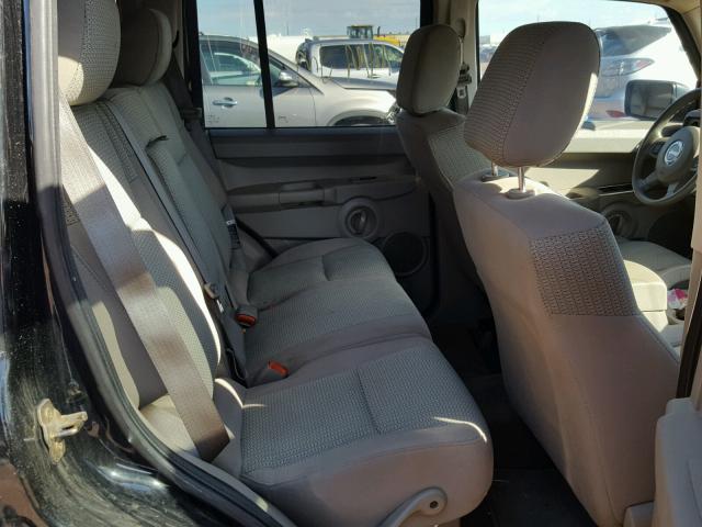 1J8HH48P07C563359 - 2007 JEEP COMMANDER შავი ფოტო 6