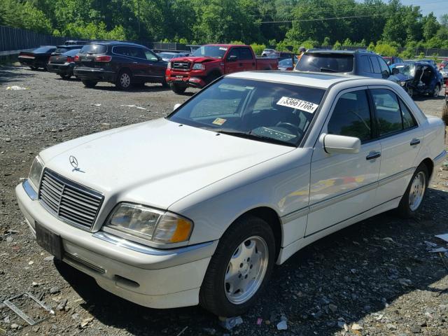 WDBHA29G4YA804849 - 2000 MERCEDES-BENZ C 280 WHITE photo 2