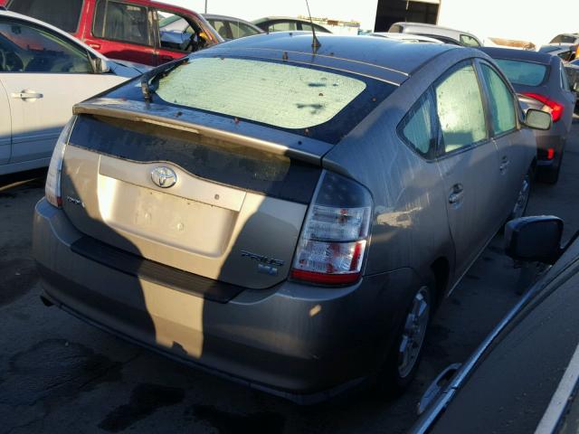 JTDKB20UX53108357 - 2005 TOYOTA PRIUS GRAY photo 4